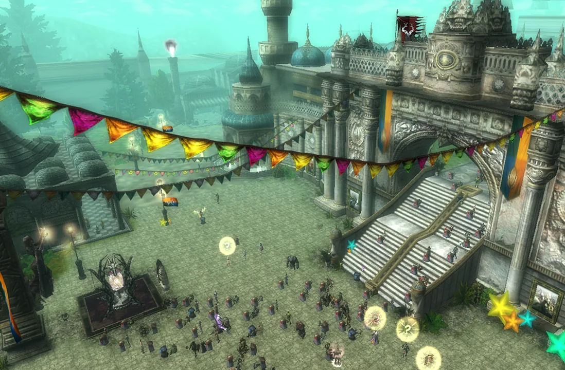 Knight Online: kalabalık şehir meydanı