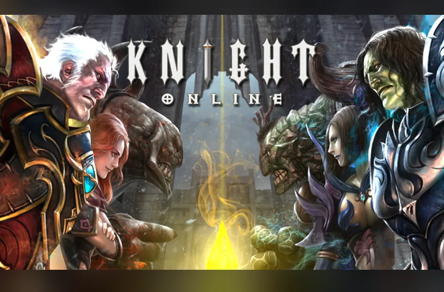 Knight Online logosu ve karakterleri